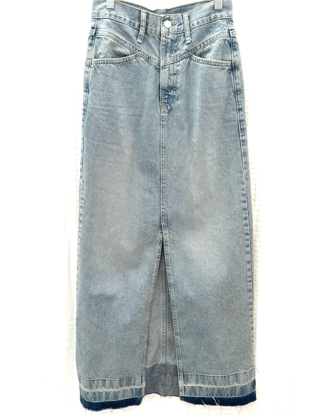 Mango Denim Maxi Skirt Size XXS